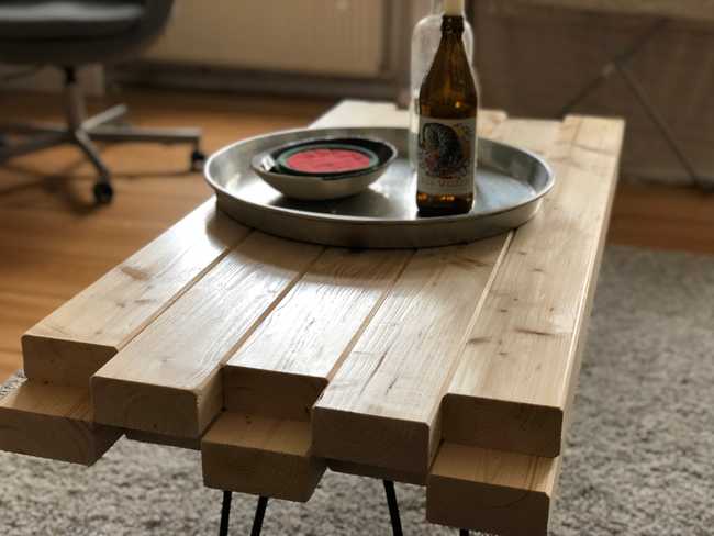 My hand-built table