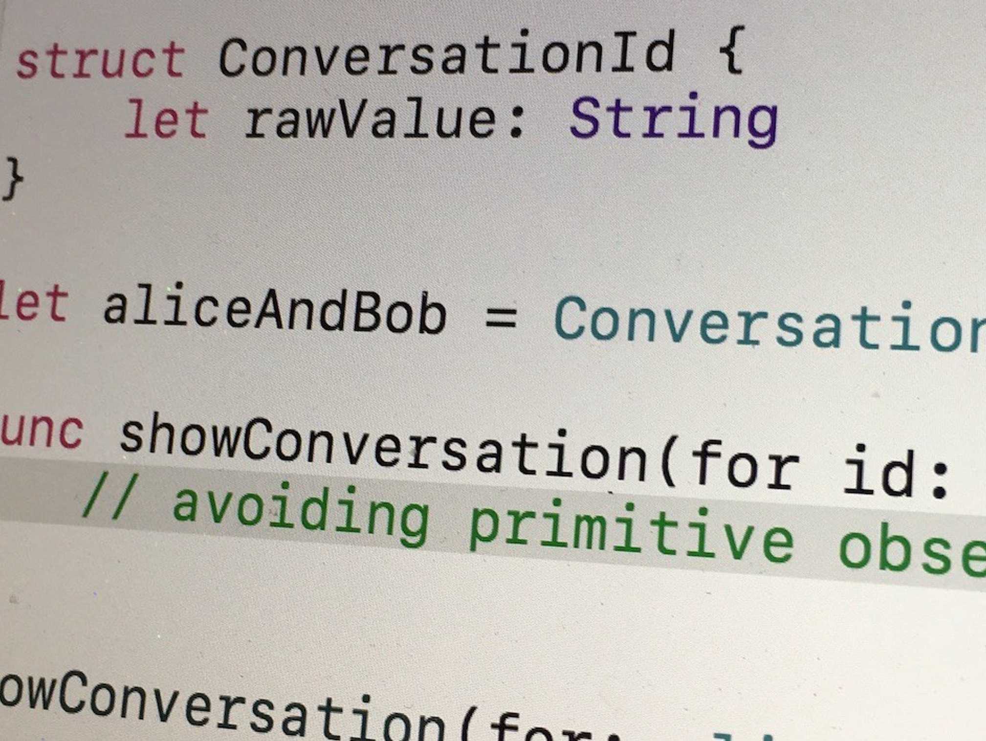 Image for Avoiding primitive obsession in Swift
